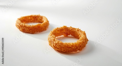 Circular crispy onion rings...
