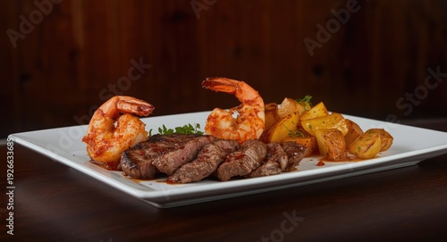 Premium surf and turf prese...