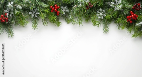 Top perspective of Christma...