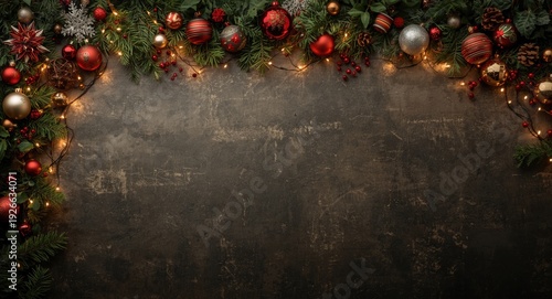 Seasonal festive decor arra...