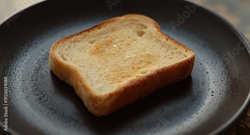 Lightly browned bread toast...