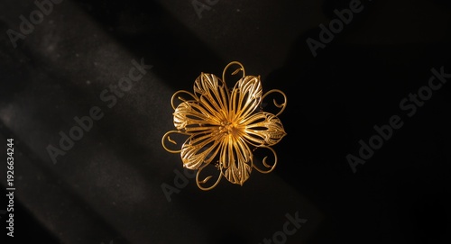 Decorative gold iron flower...