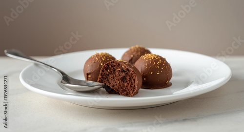 Decadent chocolate truffles...