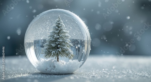 Winter themed pine tree ins...