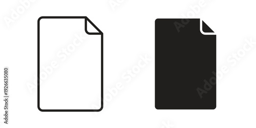 File icon collection with multiple styles. EPS10