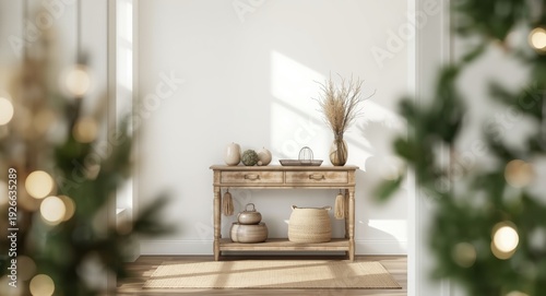 Holiday farmhouse entrance ...