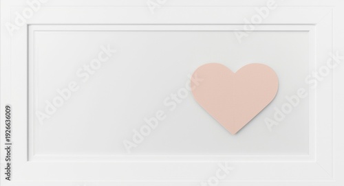 White bordered frame with d...