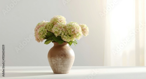 Rustic vase holding a charm...