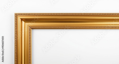 Polished gold picture frame...