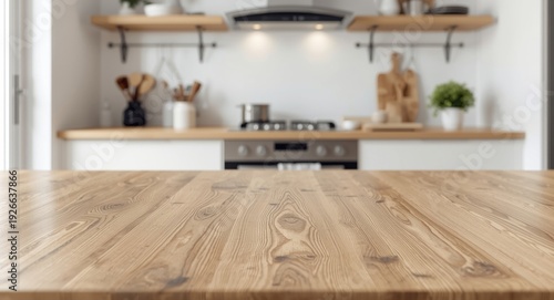 Clean Scandinavian kitchen ...