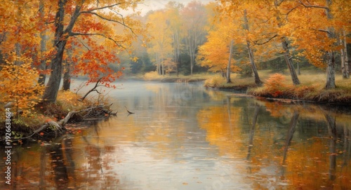 Impressionist oil painting ...