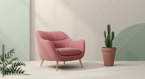 Chic room design including ...