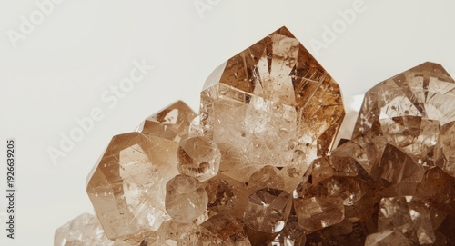 Magnified view of clear and...