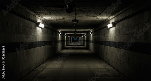 Soviet underground corridor...