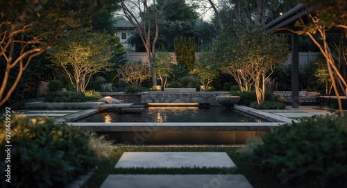Tranquil garden space with ...