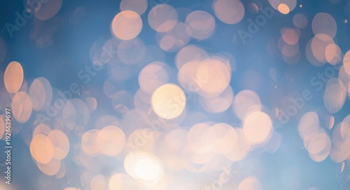 blurred sky with sparkling ...