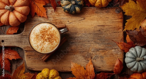 Rich pumpkin spice latte en...