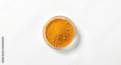Fine ground turmeric displa...