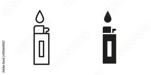 Lighter icon collection with multiple styles. EPS10