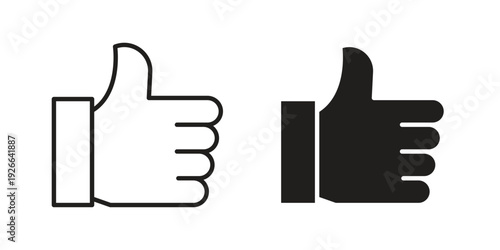 Like icon collection with multiple styles. EPS10