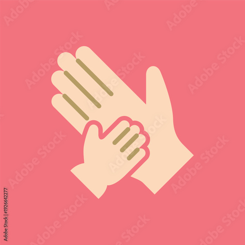 親子の手アイコン