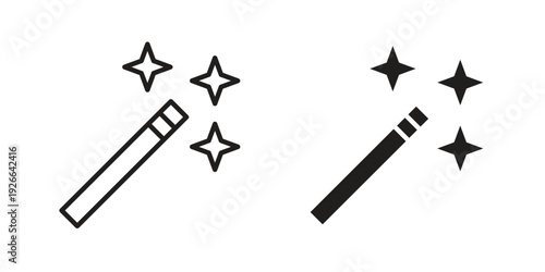 Magic icon collection with multiple styles. EPS10