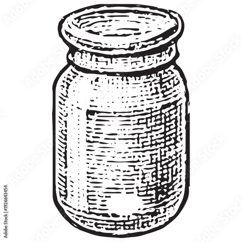Mason Jar Illustration for Summer Picnic Storage Essentials