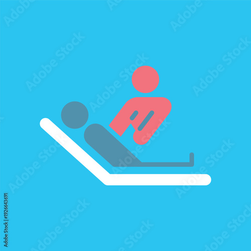 介護ベッドのアイコン