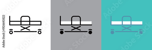 手術用ベッドアイコン