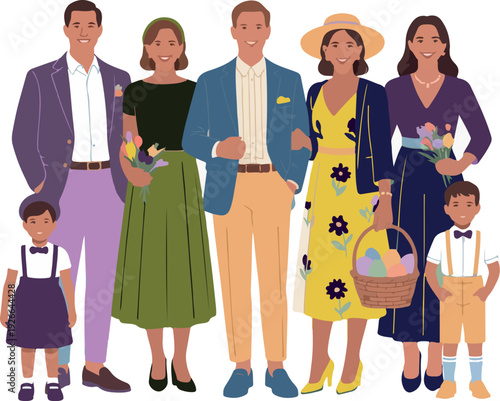 group of people to celebrate easter sunday