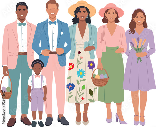  Wear outfit to celebrate Easter sunday 