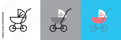 ベビーカーアイコン
