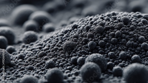 Detailed Close-Up of Industrial Tungsten Carbide Powder Texture