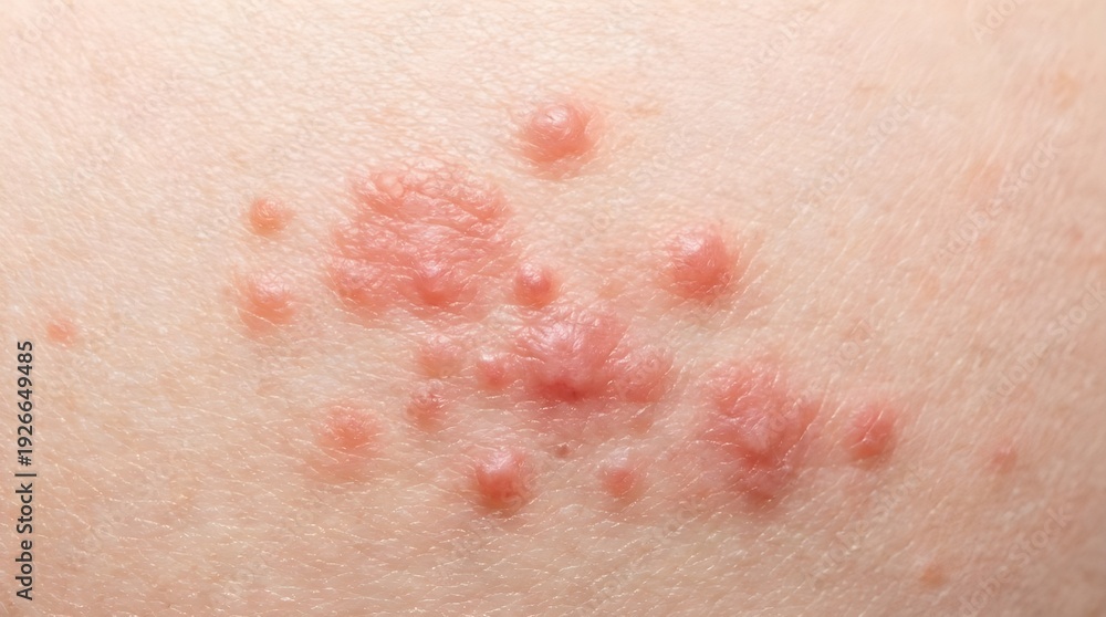 Fototapeta premium Close Up Skin Rash Dermatology Medical Condition
