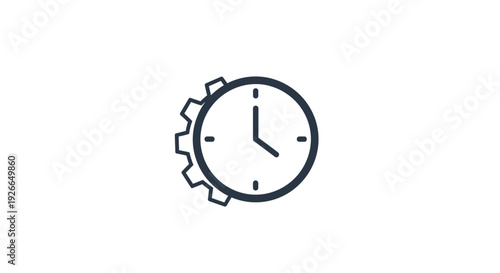 Clock with gear mechanism closeup.