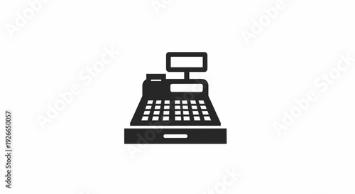 Cash Register Payment Terminal Machine.