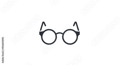 Cat shaped eyeglasses for fun.
