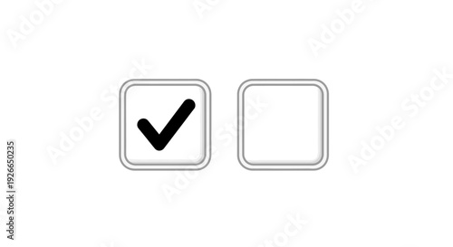 Free Download Checkmark Checkbox with Empty Square. - GFXLoad