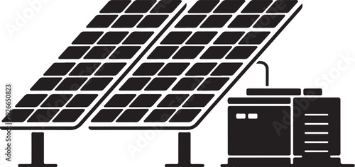 Solar panels and inverter system photovoltaic panels