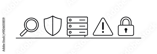 Digital risk assessment and vulnerability scanning process protecting enterprise systems from cyber threats and operational disruptions, magnifying