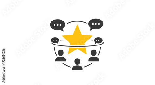 People talking in a meeting.