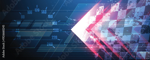 Abstract fast racing speed formula background