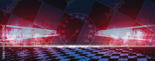 Abstract fast racing speed formula background