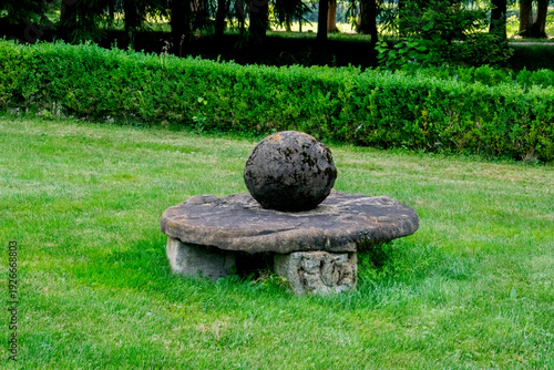 old stone bench