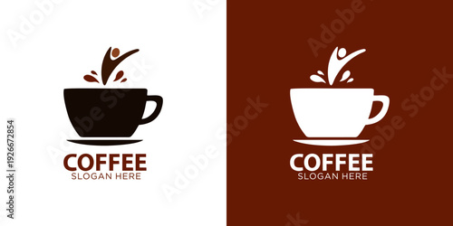 Elevate your coffee brand with modern logo designs, versatile for cafe branding, menus, and marketing materials, conveying warmth and sophistication