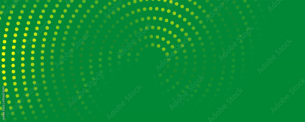 Fototapeta premium Pixelated corner gradient texture. Yellow green dither diagonal pattern background. Abstract glitchy pattern. 8 bit video game screen wallpaper. Pixel art retro illustration. Vector bitmap backdrop