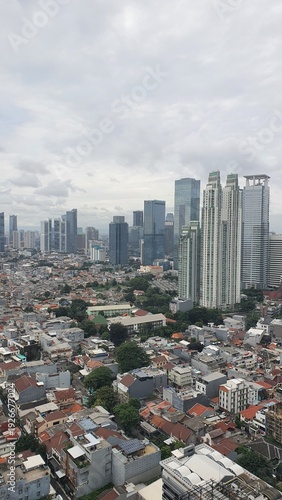 Jakarta, Indonesia – February 6, 2026: A cityscape view of Indonesia capital city Jakarta