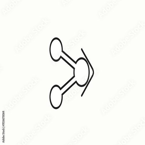 Minimalist Illustration of a Wireless Connection Icon for Digital Technology