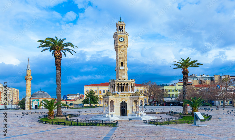 Fototapeta premium Izmir square, Aegean coast of Turkey
