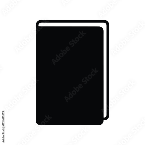 Passport Book Silhouette Icon